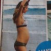 Gisele Bündchen exibe barriguinha de grávida