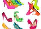 Cores de Sapatos Neon