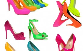 Cores de Sapatos Neon