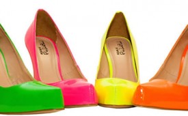 Sapatos com cores