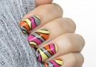 Novas Unhas Striped Nails