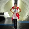 Desfile no Metrô